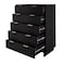 Manhattan Comfort Granville 45.27 Tall Dresser in Black DR-5022 - alternate 4